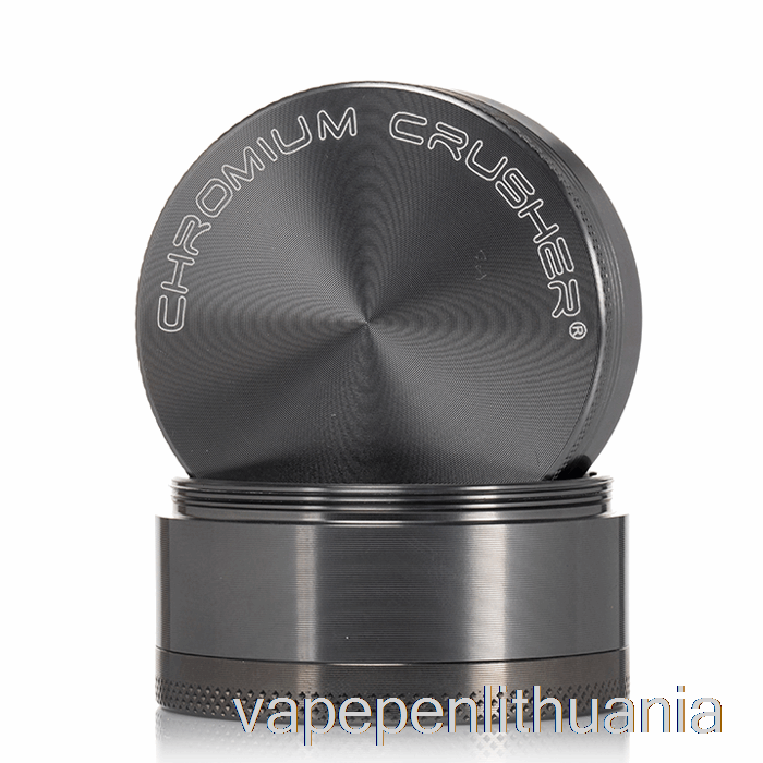 Chromo Trupintuvas 2,2 Colio 4 Dalių Smulkintuvas Pilkas Vape Skystis